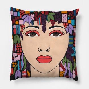 PRETTY Woman Collage Pillow