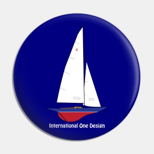 International One Design - IOD - Sailboat Pin