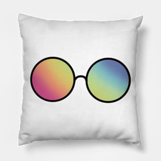 Rainbow Reflection Sunglasses Pillow