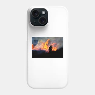 Muirburn - Heather Burning - North York Moors Phone Case