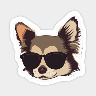 Cool Chihuahua Vintage Dog Lover Puppy Retro Magnet