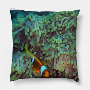 Clownfish in the Sea Anemone Pillow