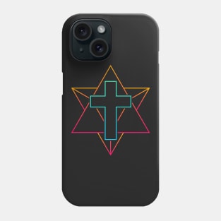 EDM Rave – Sacred Geometry & Cross Phone Case