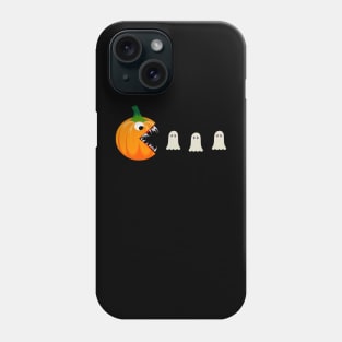 Funny Halloween For Women Kids Men Pumpkin Eating Ghosts Phone Case