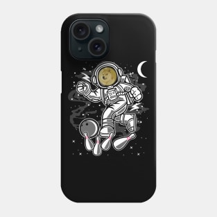 Astronaut Bowling Dogecoin DOGE Coin To The Moon Crypto Token Cryptocurrency Blockchain Wallet Birthday Gift For Men Women Kids Phone Case