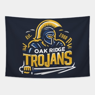 Oak Ridge Trojans Football El Dorado Hills EDH Tapestry