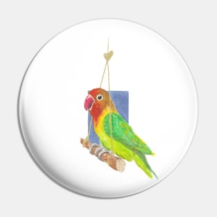 Lovebird Pin