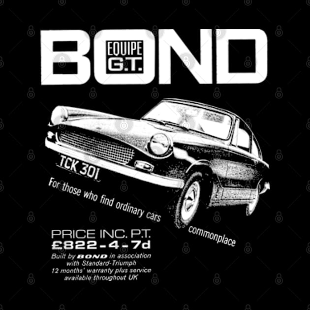 BOND EQUIPE GT - advert by Throwback Motors