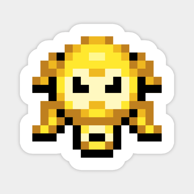 Golden Octorok Sprite Magnet by SpriteGuy95