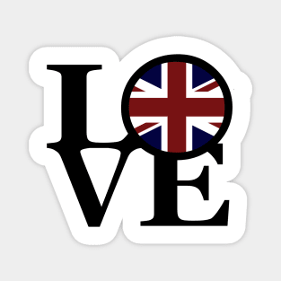 LOVE United Kingdom Magnet