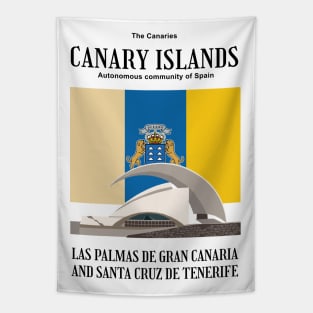 make a journey to Canary Islands Tapestry