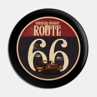 Route 66 America Highway Pin
