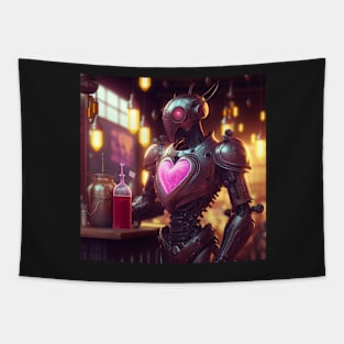 Valentine’s Bot of Love Tapestry