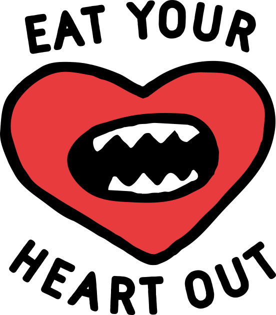 Eat Your Heart Out Kids T-Shirt by TroubleMuffin