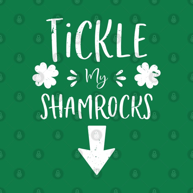 Naughty St Patricks Day Tickle My Shamrocks Dirty Humor Mens by dounjdesigner