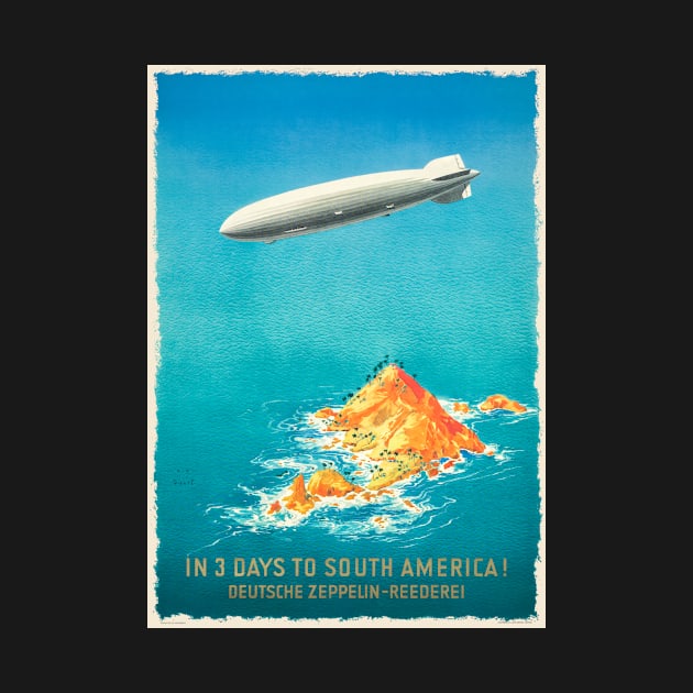 In 3 Days to South America Vintage Poster 1935 by vintagetreasure