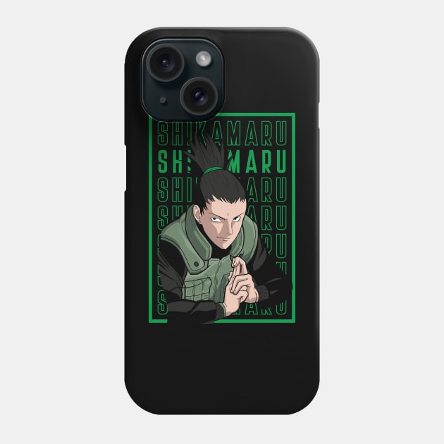 Shikamaru Anime Fanart Phone Case by Planet of Tees