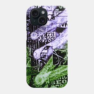 Urban Graffiti NYC Green Street Art Phone Case