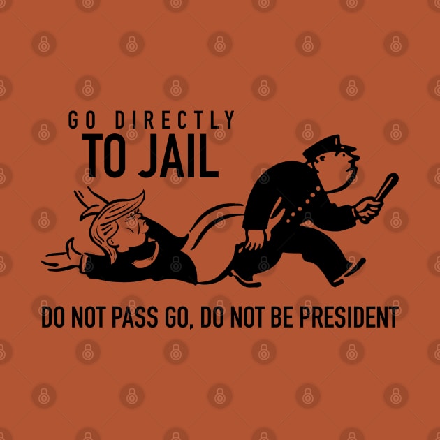 Trump Go To Jail Card (Monopoly Parody) by UselessRob