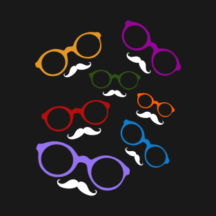 Ghosts With Hipster Glasses T-Shirt