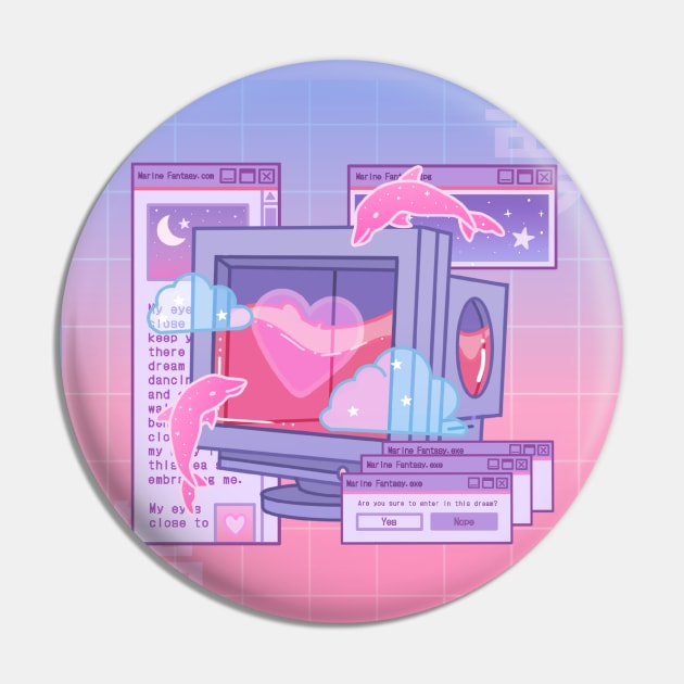 Dream Computer Pin by Kukoo.Kat