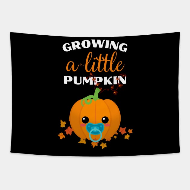 Growing a Little Pumpkin Tapestry by Rubi16