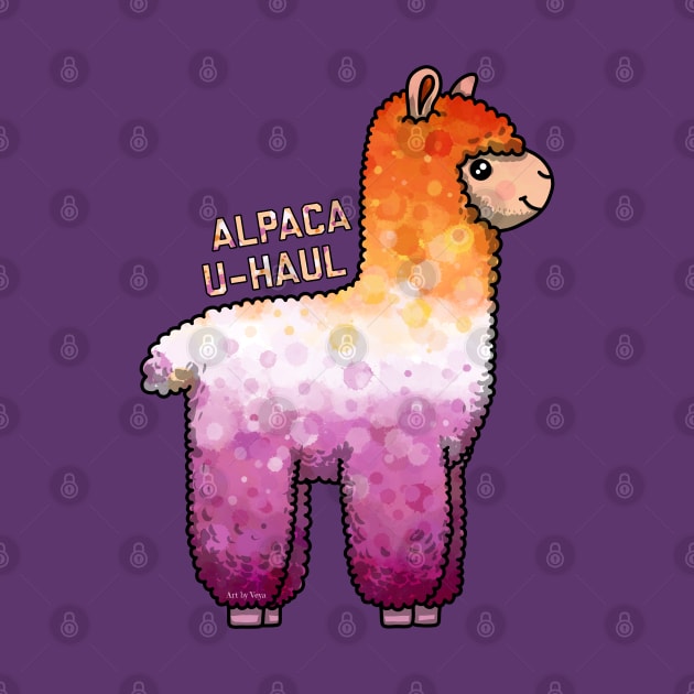 Alpaca U-Haul by Art by Veya