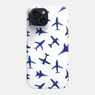 Blue airplanes Phone Case