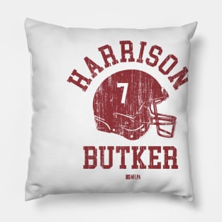 Harrison Butker Kansas City Helmet Font Pillow