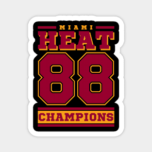 Miami Heat 1988 Edition Champions Magnet