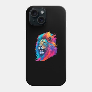 Colorful Lion Art Phone Case
