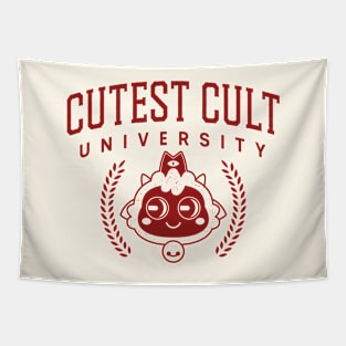 Cutest Cult University Crest Tapestry