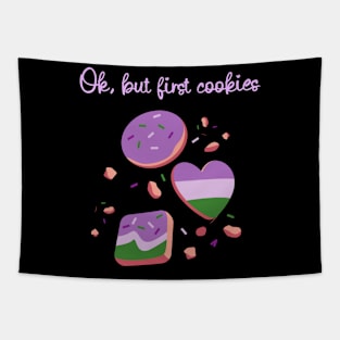 Ok but first cookies. Biscuit lover. Sweet tooth Tapestry