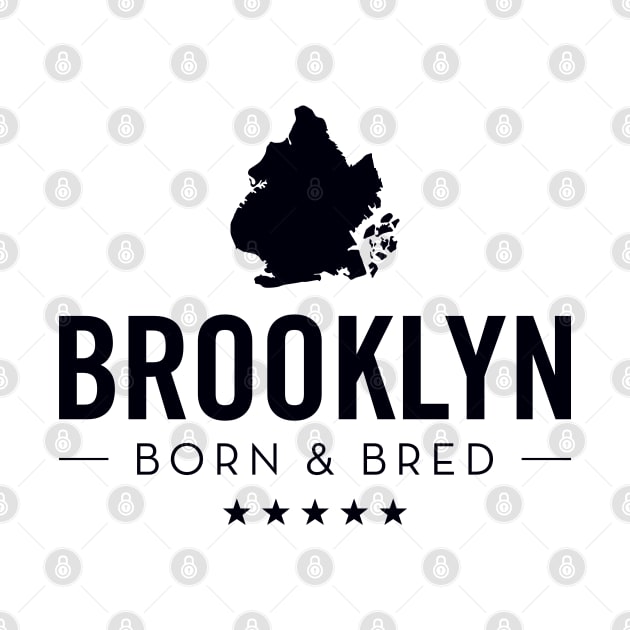 Brooklyn Born & Bred (black) by Assertive Shirts