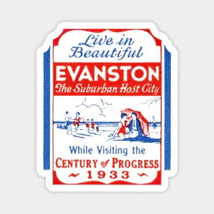 1933 Evanston Illinois Magnet