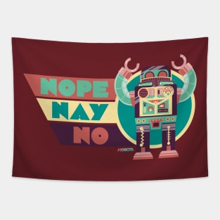 NOPE NAY NO - No-Bots Tapestry