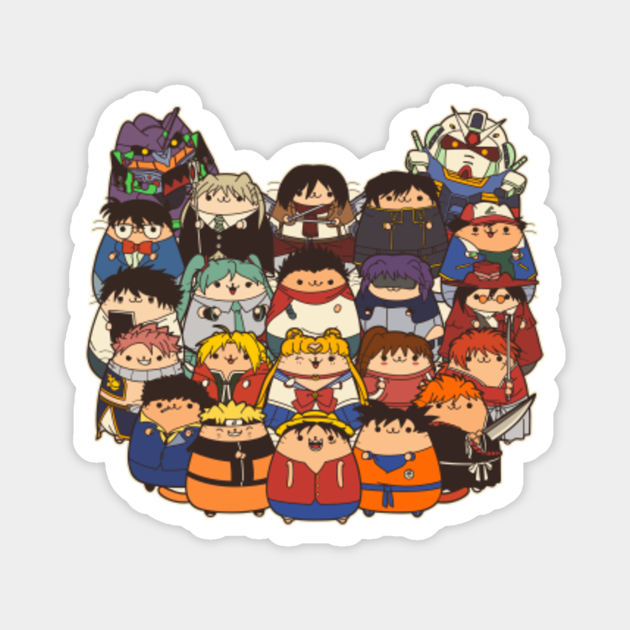 Nekonime - Anime And Manga - Magnet | TeePublic