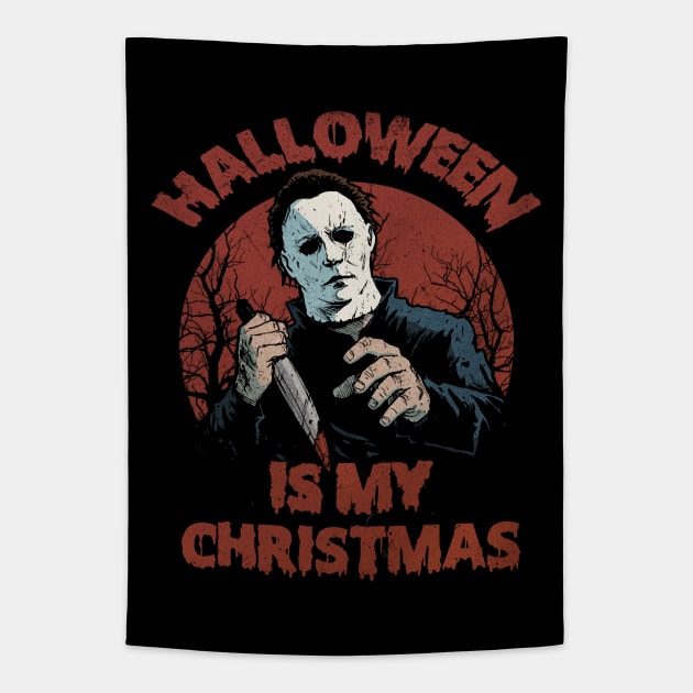 Halloween Is my Christmas Tapestry by JennyPool