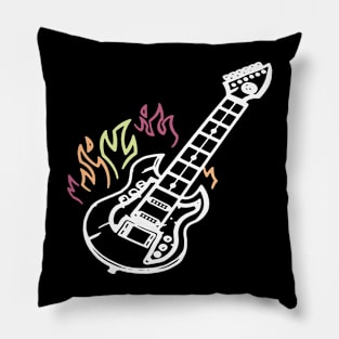 playable guitar Pillow