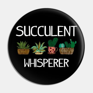 Funny Succulent Cactus Gardening Pin