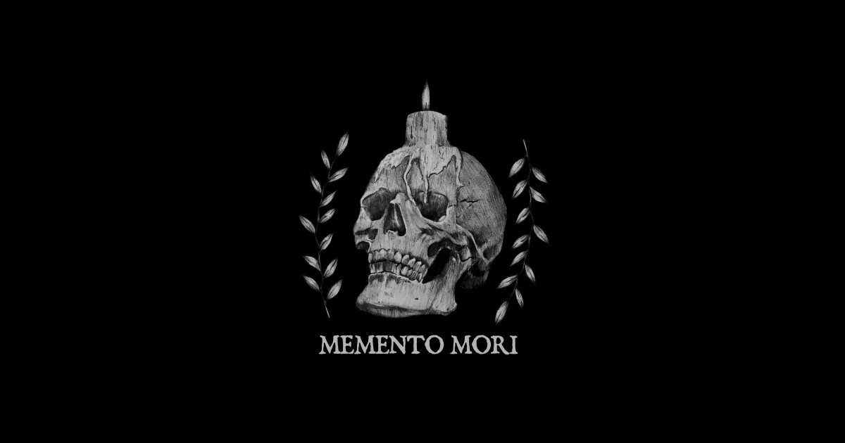 Memento Mori Marcus Aurelius Sticker TeePublic