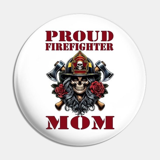 Honoring My Hero Firefighter: Proud Mom Pin by chems eddine