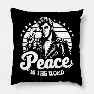 Peace is the Word Pillow