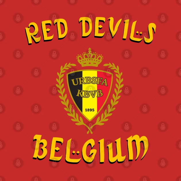 Belgium the red devils national teams fans by Barotel34