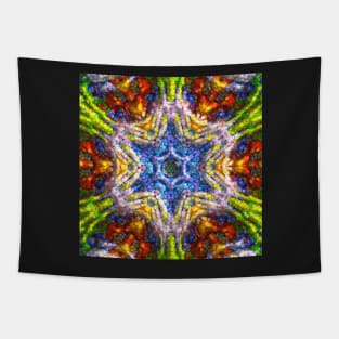 Bubble-Wrap-Mandala 1 Tapestry