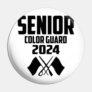 2024 Senior Color Guard Class of 2024 Marching Band Flag Pin