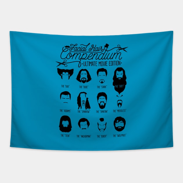 Movie Facial Hair Compendium Tapestry by RetroReview