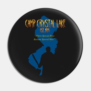 Crystal Lake New Jersey Pin