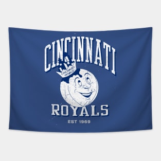 Vintage Cincinnati Royals Tapestry