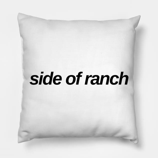 side of ranch Pillow by Toad House Pixels